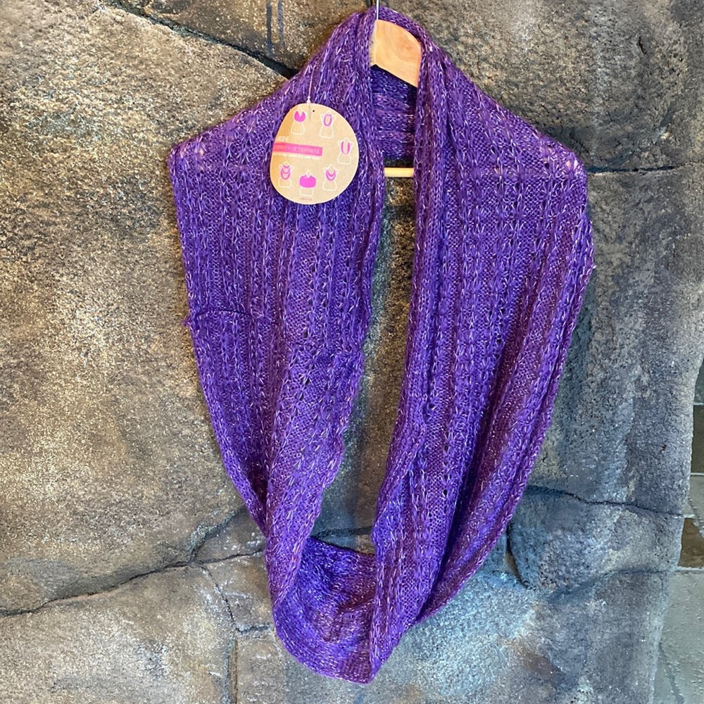 Eternity Purple Scarf